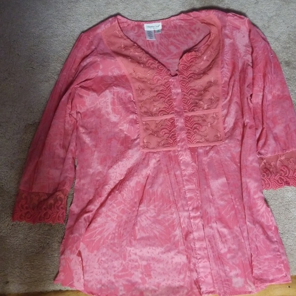 Colwater Creek recorder length tunic top size 1X - Picture 1 of 2